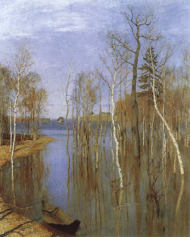 Isaac Levitan Spring,Flood Water